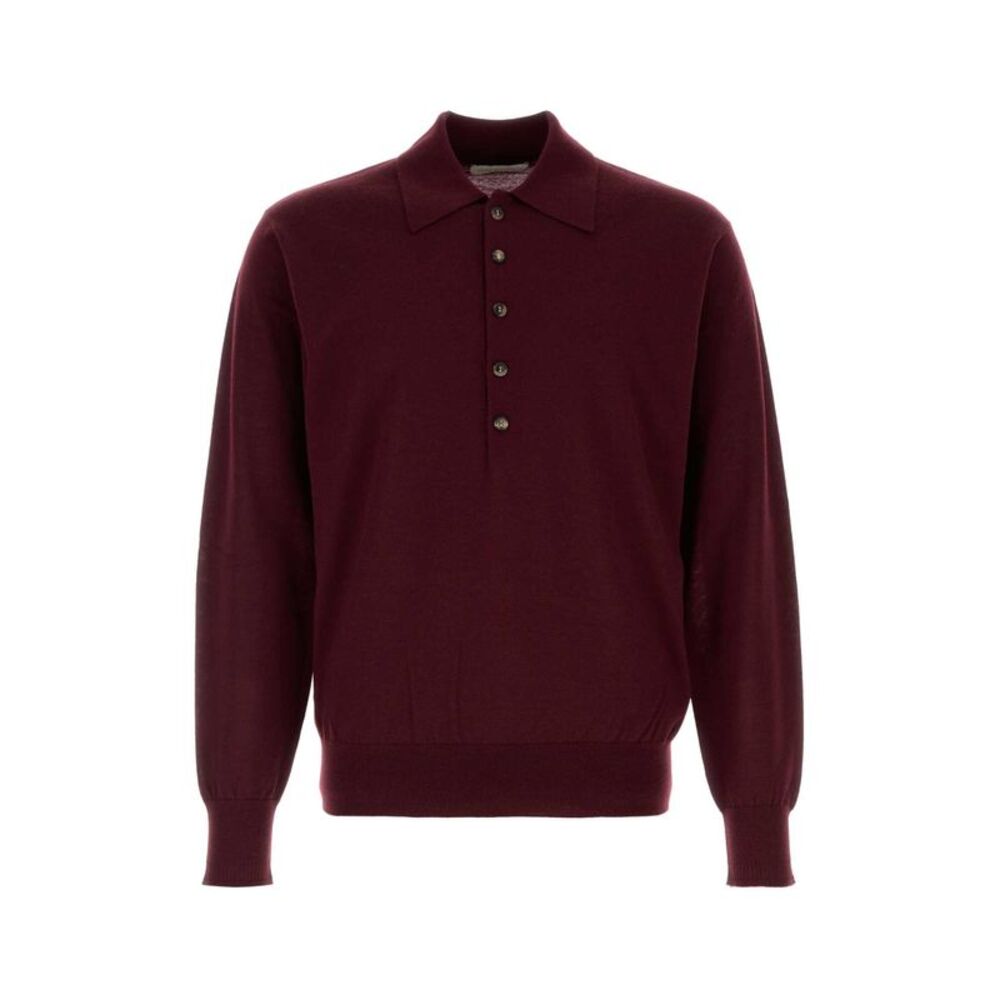 Dries Van Noten Men Grape Wool Muano Sweater